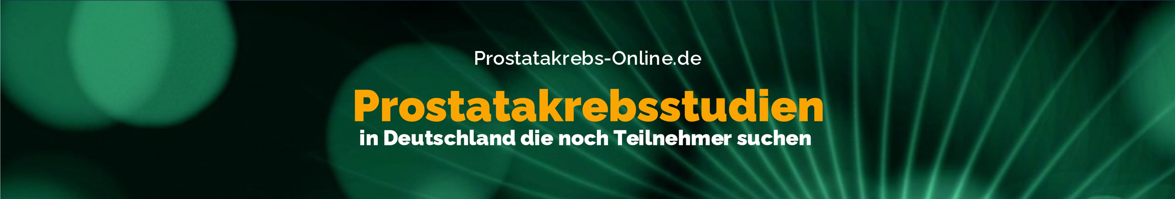 Rekrutierende Prostatakrebs Studien